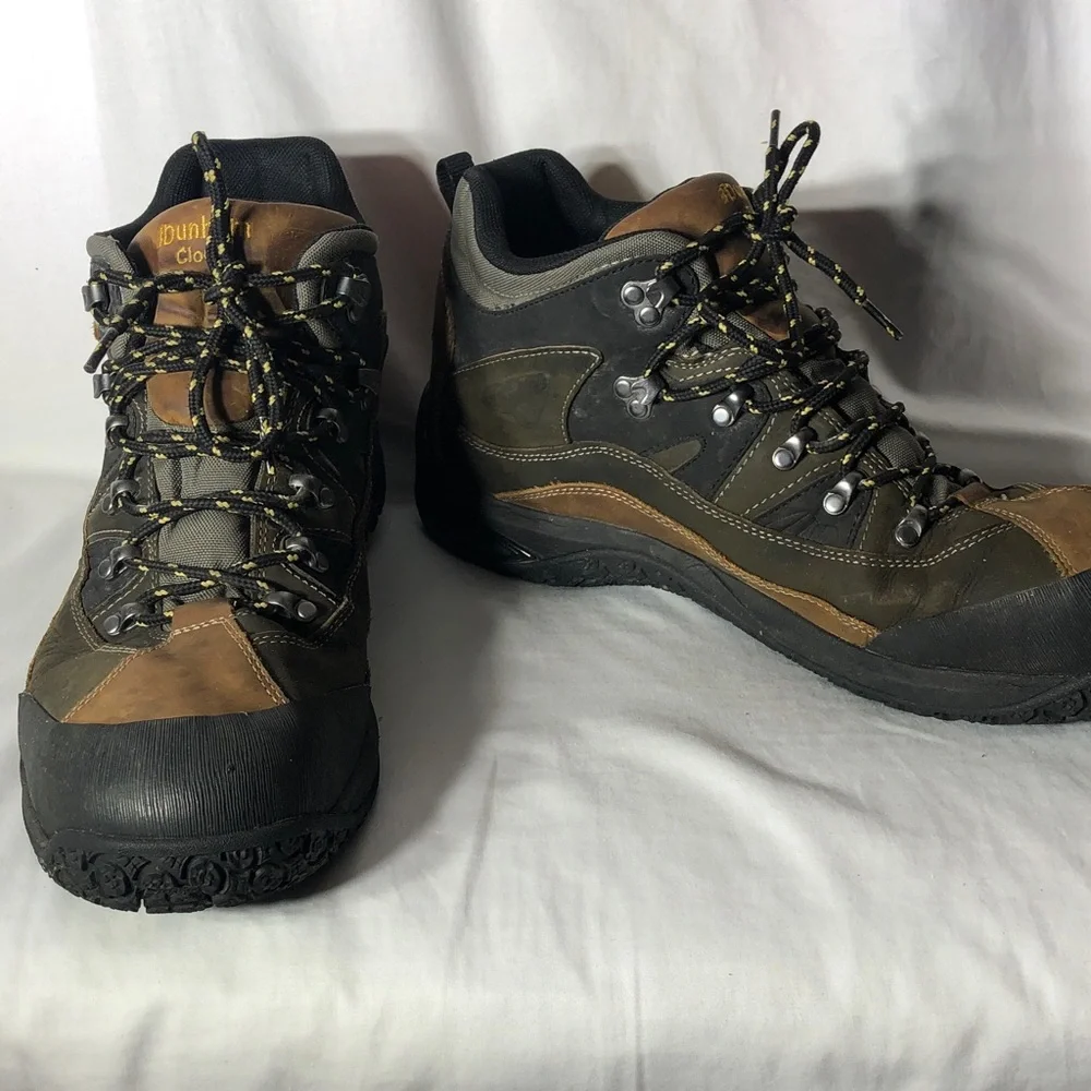 Men's Brown/Black Hiking Boots - Outdoor Trekking Shoesi Size 16